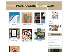 Tablet Screenshot of paulrogersstudio.com